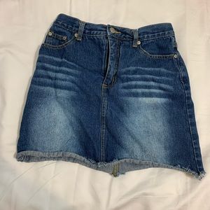 Jean skirt